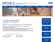 Tablet Screenshot of imak.co.at